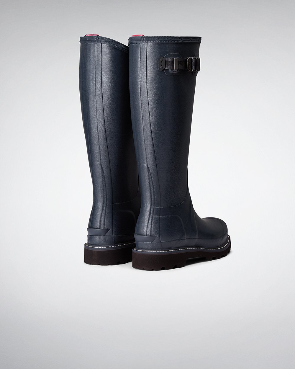 Galochas Altas Hunter Feminina Azul Marinho - Balmoral Poly-Lined - 54WFSENCY